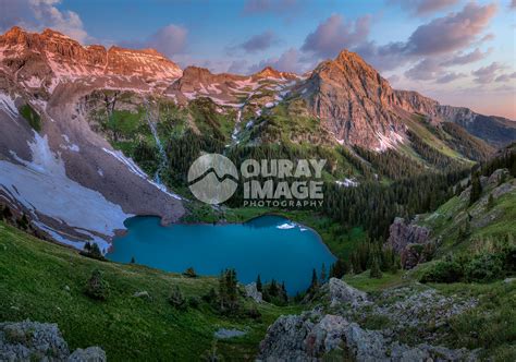 Ouray Image Dawn At Blue Lakes As Large As 6 X 4