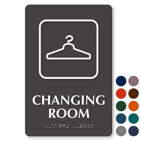 Dressing Room Signs Changing Area Signs Firrting Room Signs