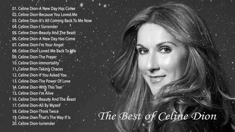 The Best Of Celine Dion Celine Dion Greatest Hits Full Album Hq 2019
