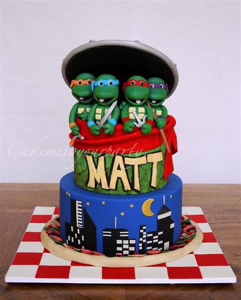 Teenage Mutant Ninja Turtle Cake Decorated Cake By Leah Cakesdecor