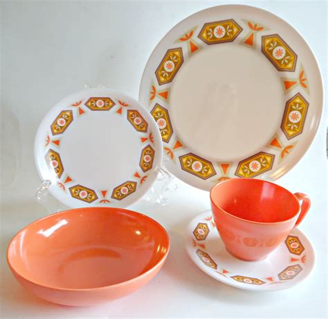 Retro Melmac Dishes Piece Melamine Dinnerware Set Plates Cups Saucers Bowls Mib Etsy Canada