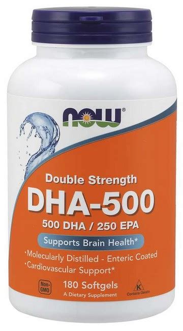 Kadir şeker olayı dha toplantısında. Now Foods DHA-500 Double Strength - 180 Softgels