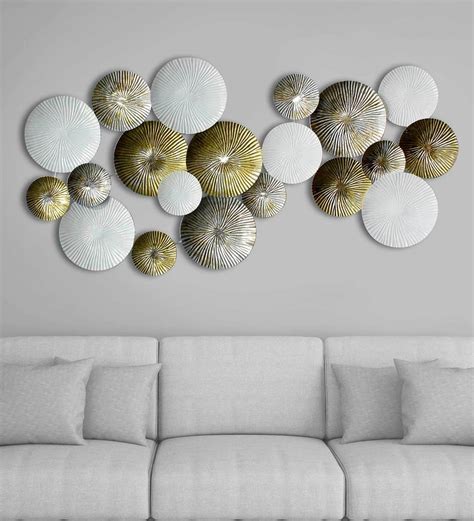 Buy Multicolour Metal Decorative Wall Art By Craftter Online Abstract Metal Art Metal Wall