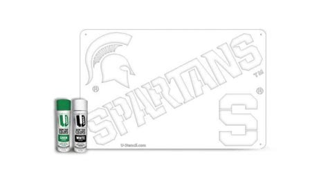 Michigan State Spartans Stencil Kit The Tailgater Msoos 303 U