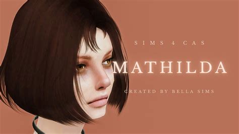 The Sims 4 Cas Create A Sim Mathilda Of Léon Movie Cc List Youtube