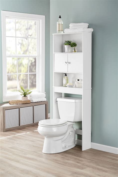 Bathroom Space Saver Over The Toilet Cabinet Shelf Organizer Storage