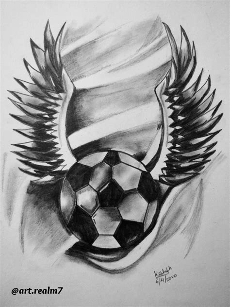 Drawing Cup Shading Drawing Heart Drawing Soccer Art Football Art