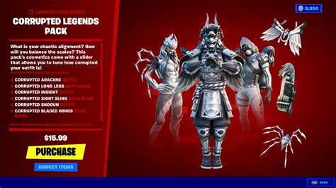 Fortnite Corrupted Legends Pack Item Shop Price And Release Date