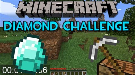 Diamond Challenge Minecraft Youtube