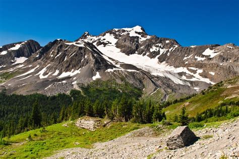 Scenic Mountain Views Kananaskis Country Alberta Canada Stock Photo