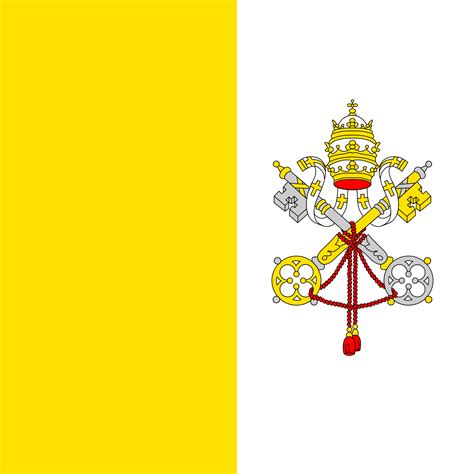 Bandera De La Ciudad Del Vaticano Banderas Mundoes