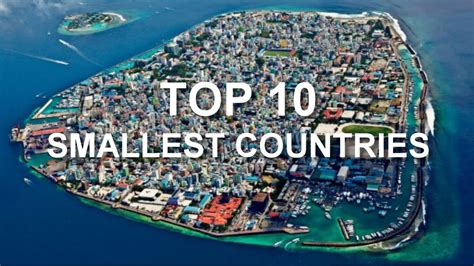 Top 10 Smallest Countries In The World YouTube