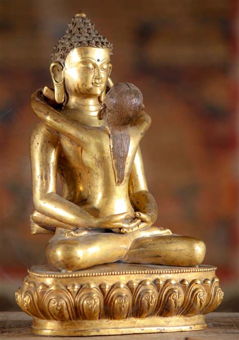Yab Yum Buddha Shakti Statue Hand Made Patan Nepal Tantric Buddhism 11 2n6 Hindu Gods