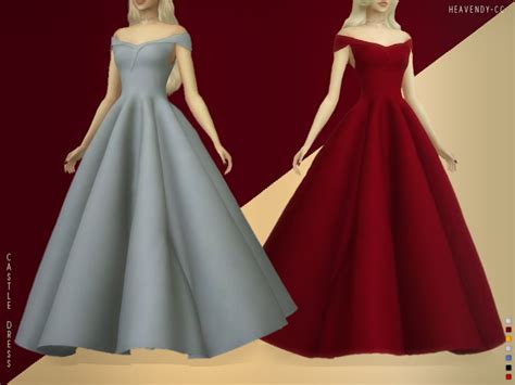 Castle Dress At Heavendy Cc Sims 4 Updates