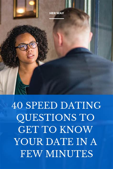 What Are Good Speed Dating Questions Asking The Right Questions During Speed Dating Dating