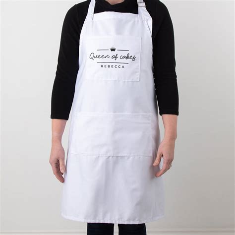Personalised Baking Apron For Women By Dust And Things