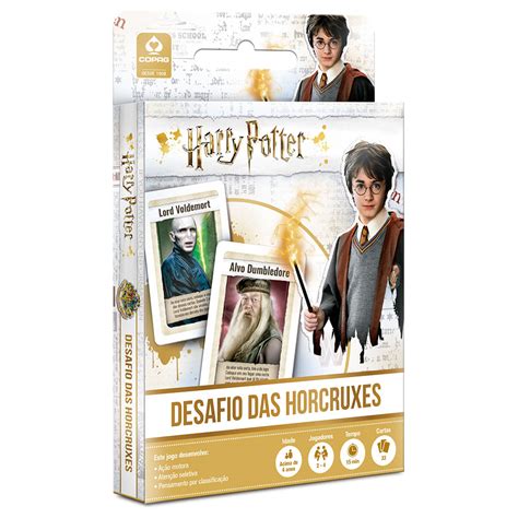 Over the course of the harry potter novels, these horcruxes were destroyed and voldemort became mortal once again. Harry Potter - Desafio das Horcruxes Copag - copagloja