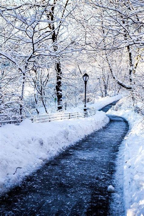 Snowy Path By Amalgamaphoto Winter Scenery Winter