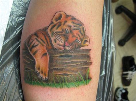 Cute Baby Tiger Tattoos Forearm Flower Tattoo Tiger Tattoo Design