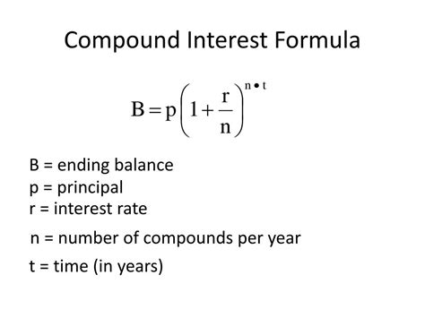 Ppt 35 Compound Interest Formula Powerpoint Presentation Free