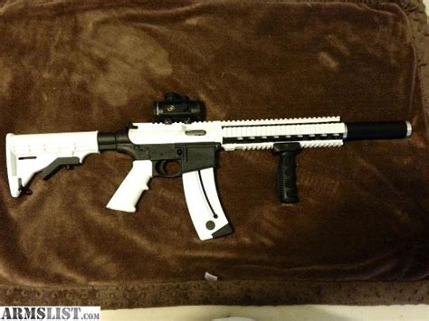 Armslist For Sale S And W Ar 15 22 Storm Trooper White 3 Mags Red Dot Optic 600 Rds Ammo Case