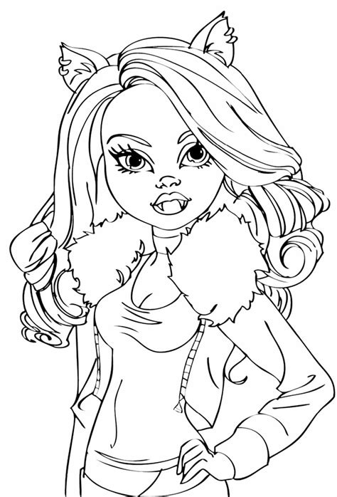 Desenhos De Monster High Para Colorir Pop Lembrancinhas