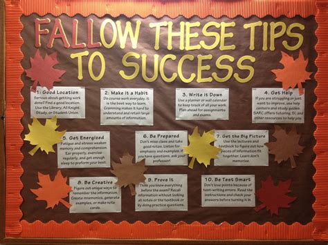 My November Bulletin Board On Academics I Made It Fall Themed Since We Are In Florida And We