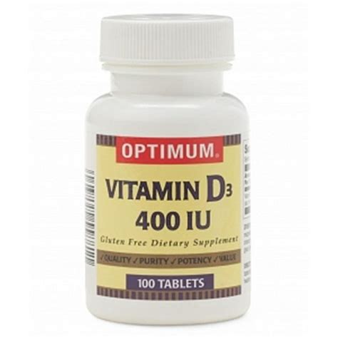 Generic Otc Vitamin D Tablet Vit D 3 400iu Tab 100bt Each Model