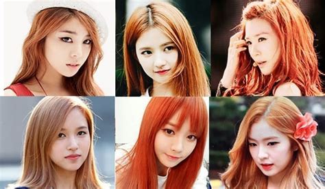 Who Rocks Orange Hair Kpop Female Edition Updated Kpop Profiles