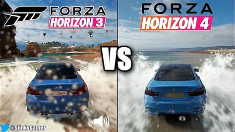 Forza Horizon 4 Vs Forza Horizon 3 Graphics And Sound Comparison