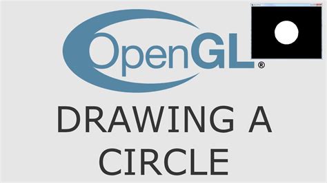 Opengl Tutorial 12 Drawing A Circle Using A Triangle Fan Youtube