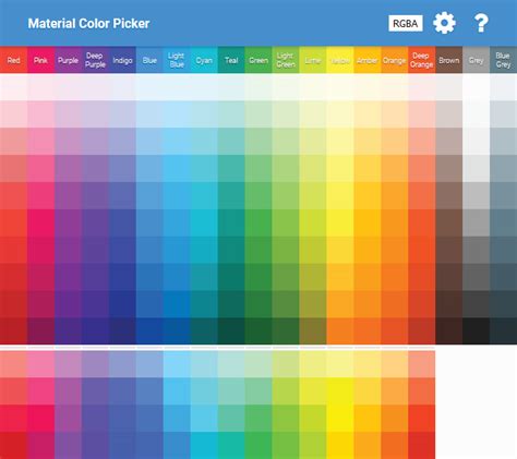 Material Color Palette Chrome And Firefox Extension