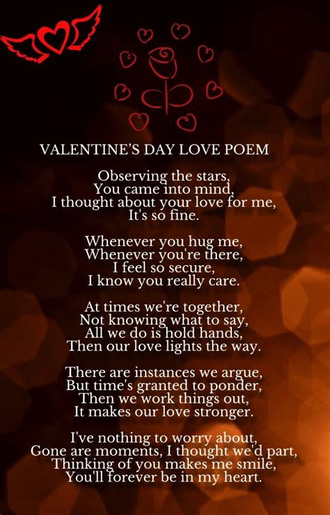 Valentines Day Love Poems For Him And Her Hug2love Happy Valentine