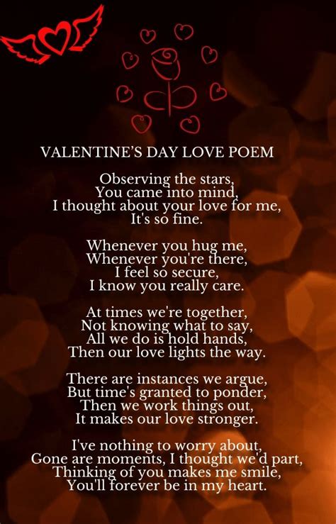 Valentines Day Love Poems | Happy valentine day quotes ...
