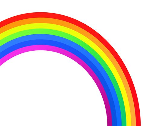 17 Rainbow With Clouds Clipart Png