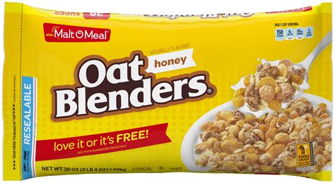 Malt O Meal Breakfast Cereal Honey Oat Blenders 36 Oz Bag Walmart
