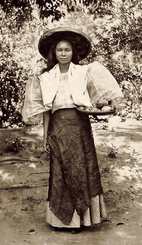 Filipina In Traditional Dress Usc Digital Library Philippines Fashion