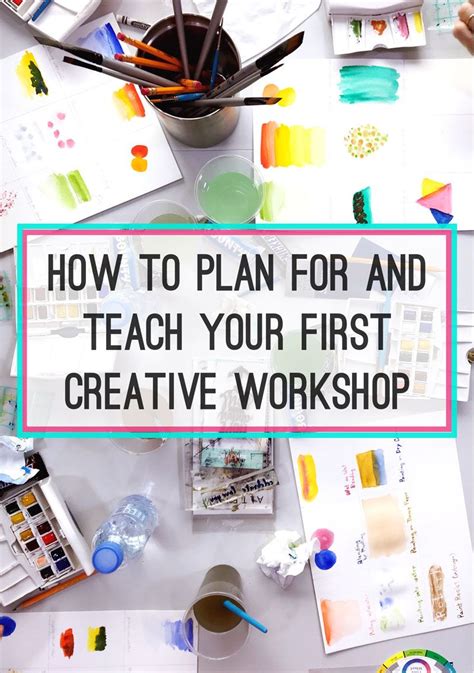 How To Plan A Creative Workshop — Lauren Likes Crafts Workshop