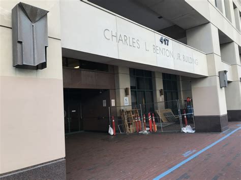 Entrance Charles L Benton Jr Building 417 E Fayette Street