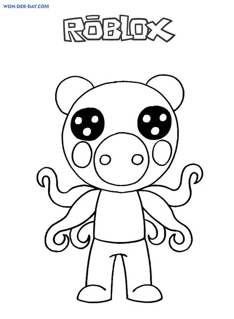 Infected Piggy From Piggy Roblox Coloring Pages Xcolorings Com