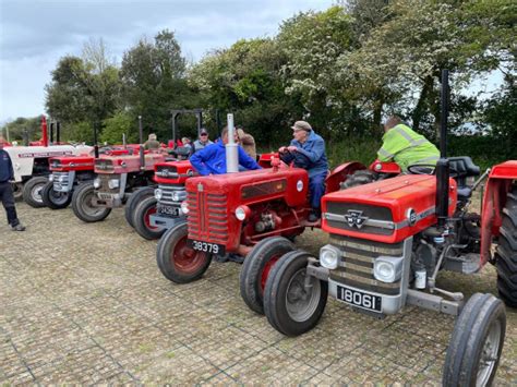 A Great Guernsey Vintage And Classic Tractor Club Run The National