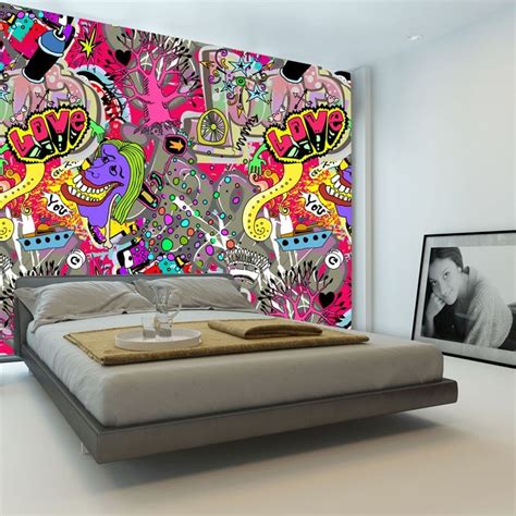 Graffiti Boys Urban Art Wallpaper 3d Photo Wallpaper Custom Wall Mural