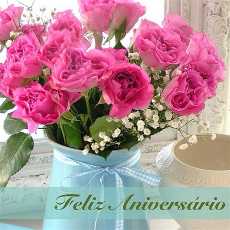Feliz Aniversário Flower Arrangements Beautiful Flowers Pink Flowers