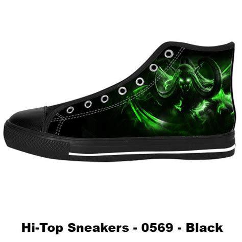 Illidan Shoes And Sneakers Custom World Of Warcraft Canvas Shoes