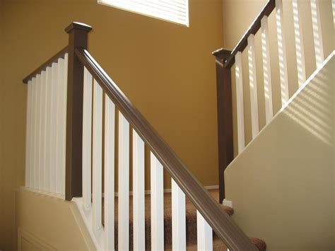 Other than beautiful furniture and elegant lighting, what else makes a home fancy? indoor banister - Staircase design