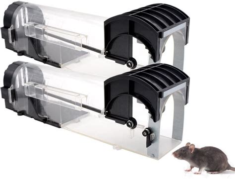 Humane Mouse Trap That Work 2 Pack Reusable Smart No Kill Rodent