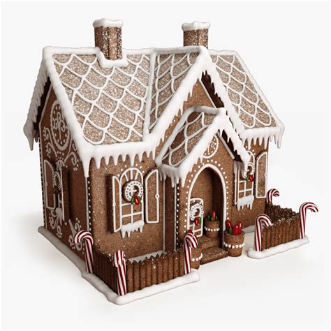 Gingerbread House 3d Other Cgtrader