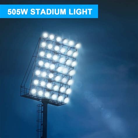 505w Football Stadium Lights 68000 Lumens Replaces 1000 Watt Metal