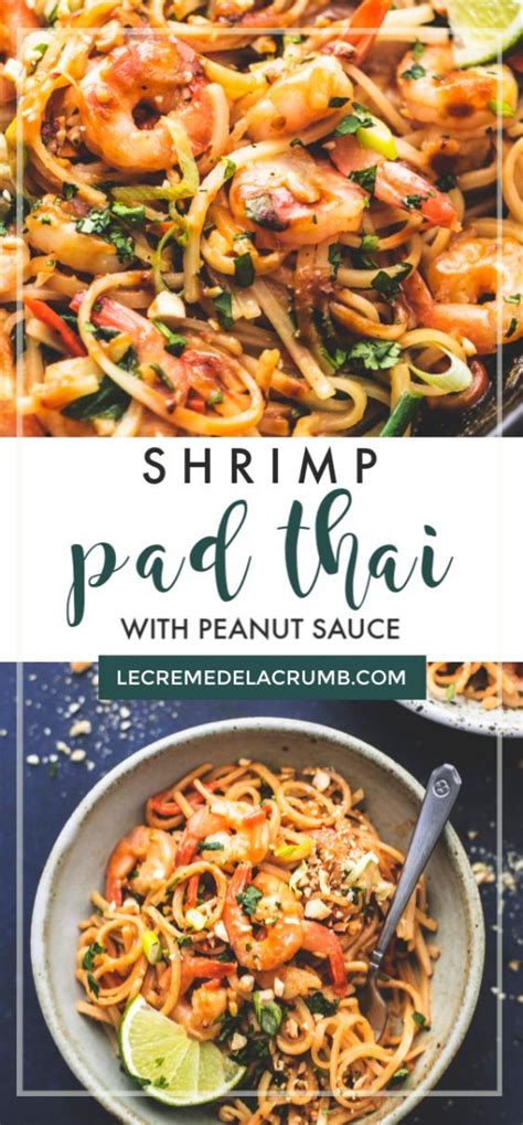 Mix the coriander, cumin, turmeric, lemongrass, garlic, galangal, lime, fish sauce and sugar in a food processor. This Shrimp Pad Thai with Peanut Sauce is the BEST healthy ...