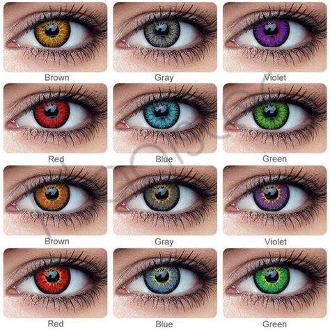 Magister Renkli Kontakt Lensler Yeşil Renk Kontakt Lens Göz Güzelliği